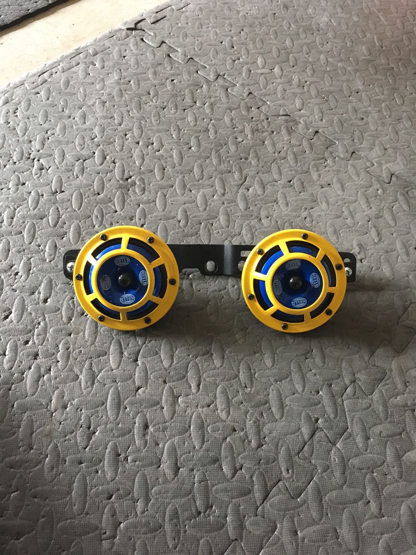 Hella horns and bracket