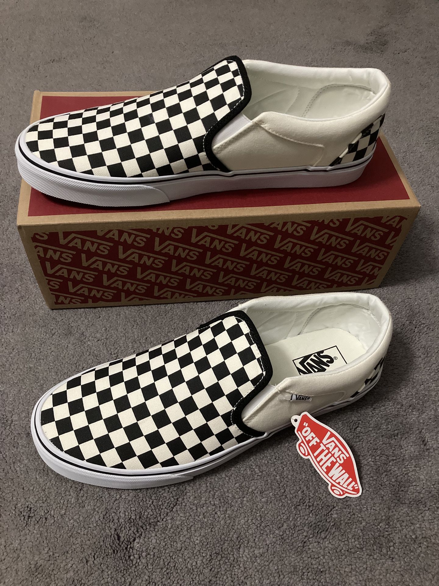 Checker Vans Classic Slip-on Brand New Mens size 13