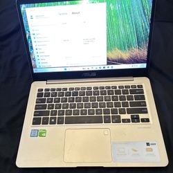 ASUS Laptop Intel i7 8gb ram 250gb Hard drive