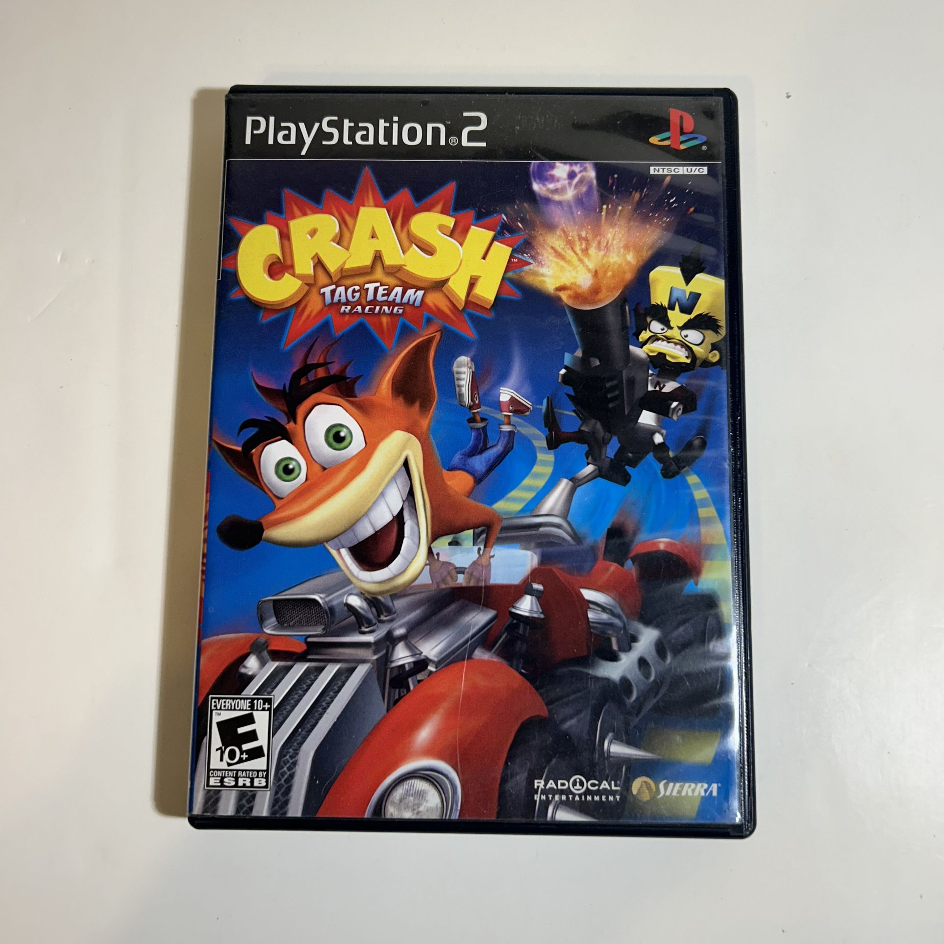 Crash Tag Team Racing Sony PlayStation 2 PS2, TESTED & WORKING!