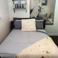 Full size mattress and bed frame