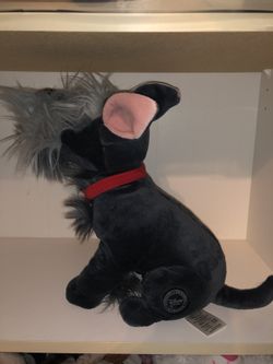 Disney Store Lady and the Tramp dog Jock - very rare doll ! Large plush doll plushie