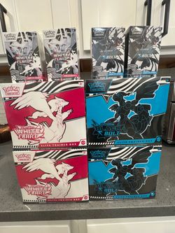 New Pokémon TCG: Scarlet & Violet – Black Bolt & White Flare (Factory Sealed)
