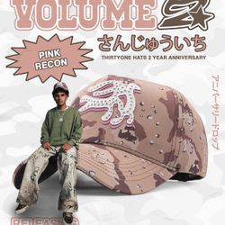 THIRTY ONE HATS PINK RECON