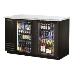 True Two-Door Back Bar Cooler