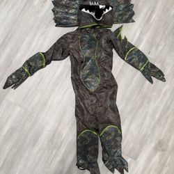 Dinosaur (Dilophosaurus) Halloween Costume - ( For 7 Years Old)