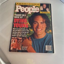 People Magazine, 1993 The Death Of Brandon Lee