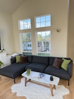 Sectional Sofa Couch with Reversible Chaise | Delivery Available