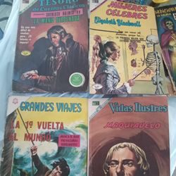 Classics Spanish Color Illustrated Vintage Educational Comic Books 