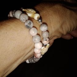 Pink Zebra Jasper Bracelet