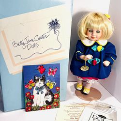 1997 Goebel Betty Jane Carter "The Little Artist" Porcelain Doll Bette Ball