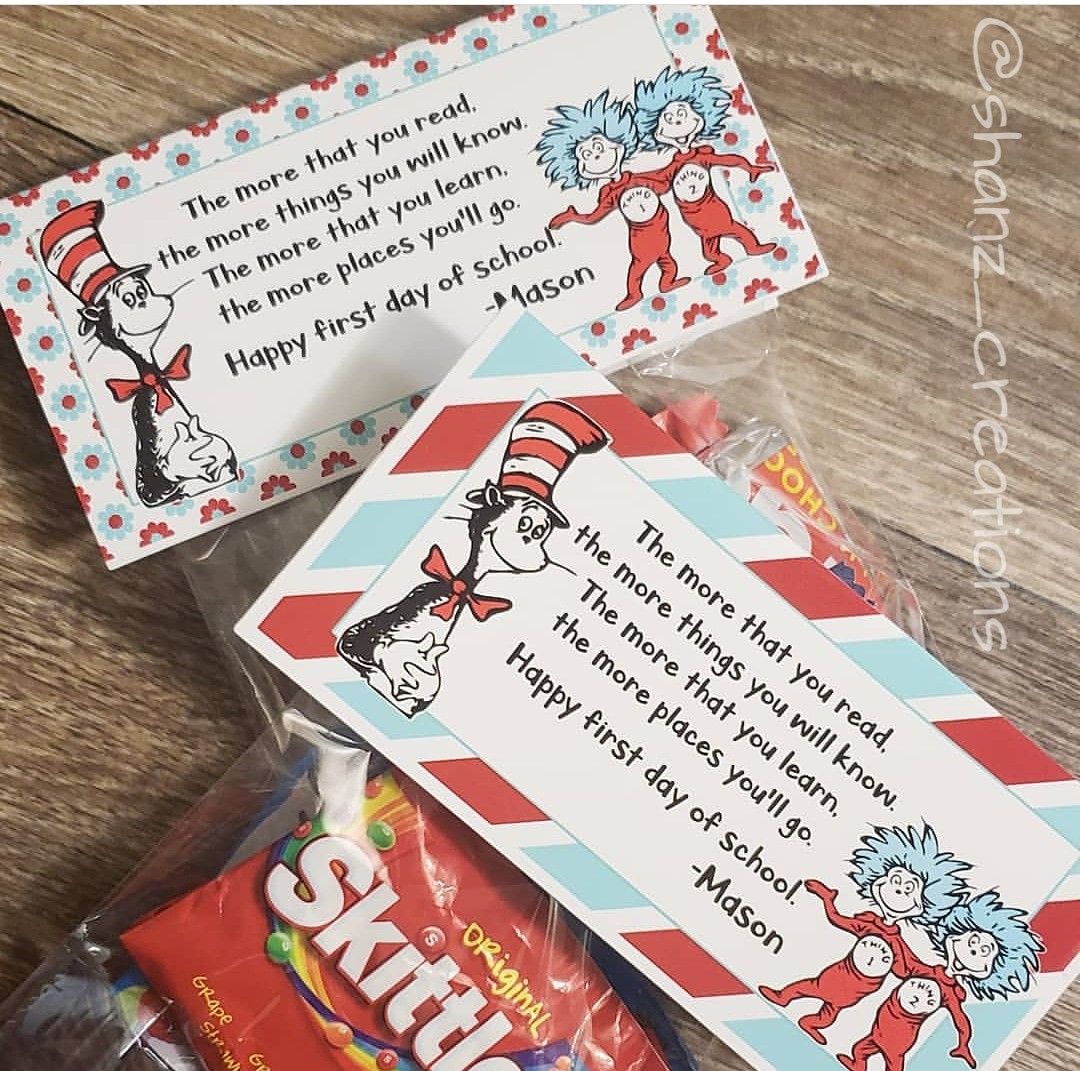 Back to school goodie bags