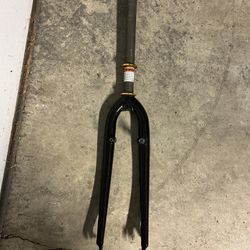 26” Rigid Fork And Headset - Disc Brakes - Nashbar Chromoly & Woodman