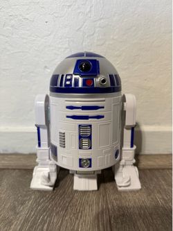 Star Wars R2-D2 Action Figure Plastic Droid Toy White Blue Gray
