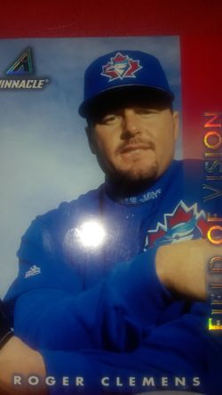 Roger Clemens 1997 Pinnacle Promo Card