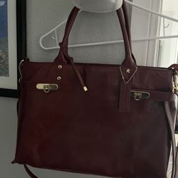 Laptop Or large tote Genuine Leather