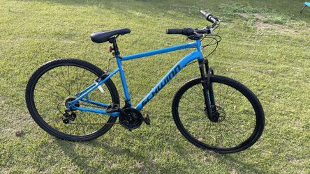 Schwinn Copeland Unisex Hybrid Bike, 700c Wheels, Adult Ages 14+, Blue, 21 Speeds