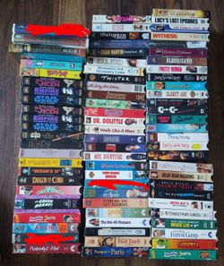 76 VHS Movies