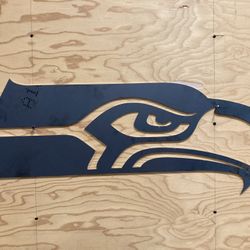 Seahawks Metal Sign