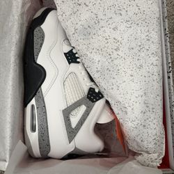Jordan 4 White Cement