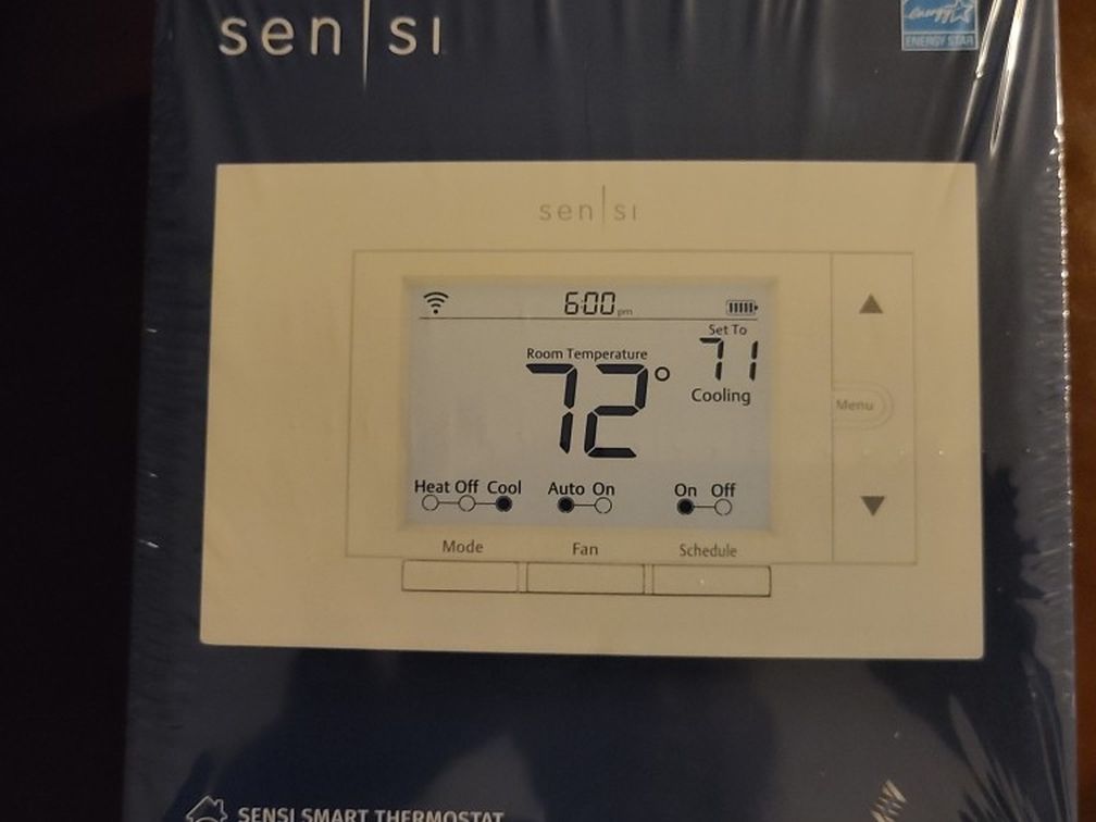 Emerson ST55 Sensi White Thermostat with Wi-Fi Compatibility