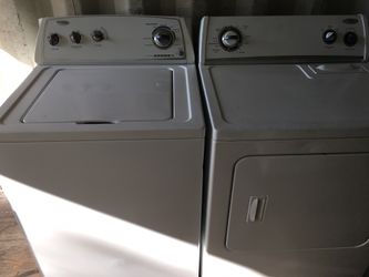 WHIRLPOOL WASHER DRYER SET WORKS PERFECT 30 DAY WARRANTY