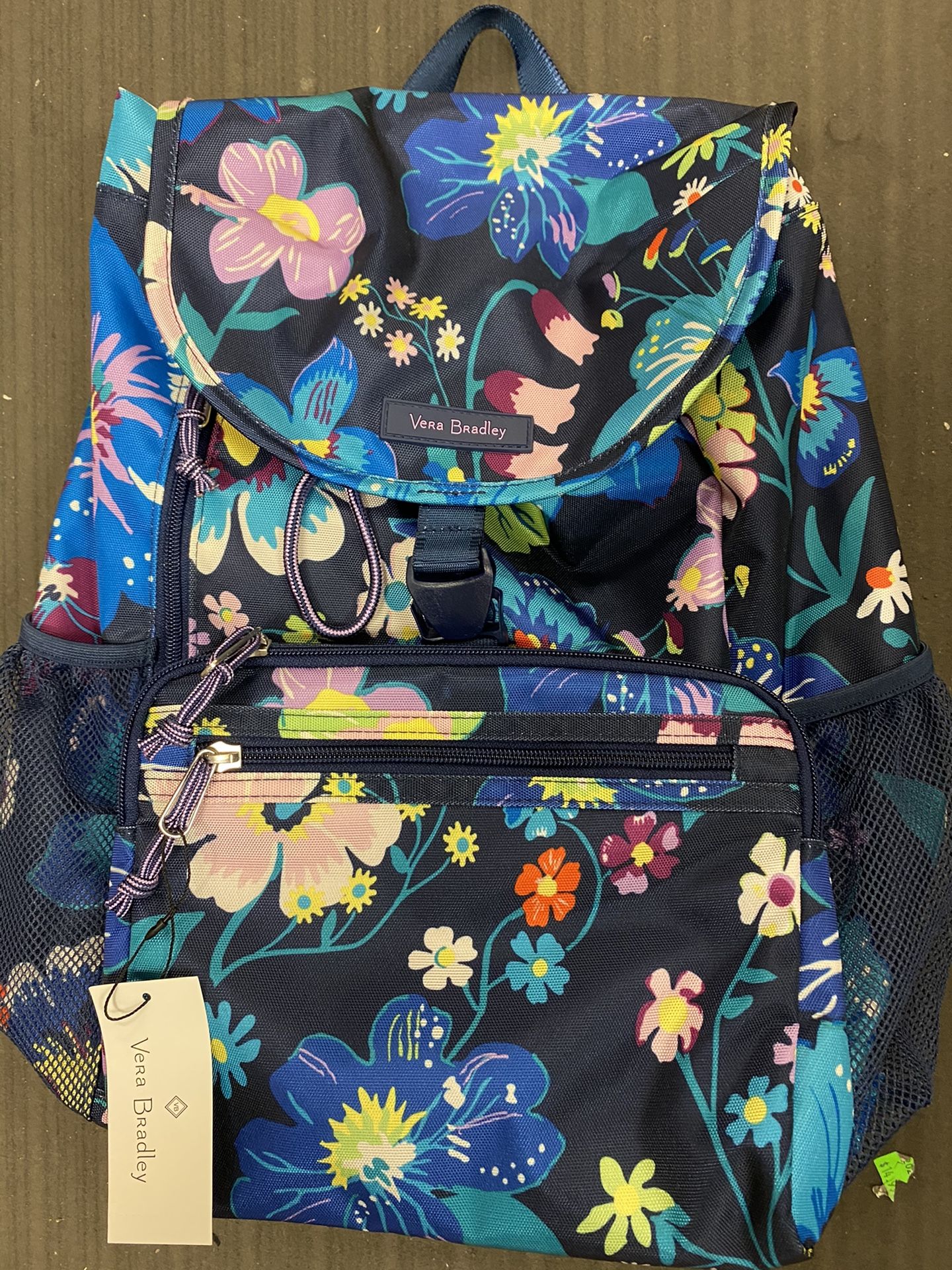 Vera Bradley Lighten Up Daytripper Backpack Firefly Garden One Size