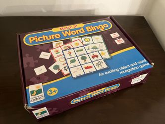 The Learning Journey Match It! Picture Word Bingo