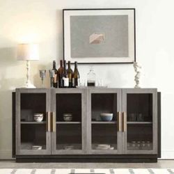 Brand New In Box Tv Stand/buffet/Bookshelf/sideboard/coffee/ Bar Multipurpose Kitchen Storage Cabinet 