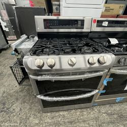 LG 30” Gas Stove In Stainless Steel With Duo Oven 