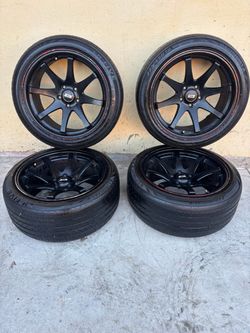 18 inch STR RACING Wheels for 5x114.3mm Honda,Toyota, Nissan and more