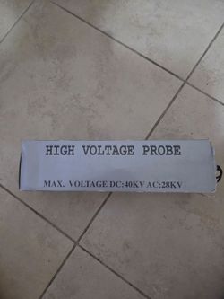 MAX. VOLTAGE DC:40KV AC:28KV