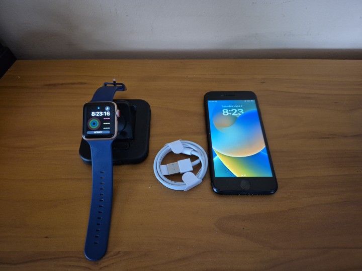 Iphone 8 And Apple Watch Series 3