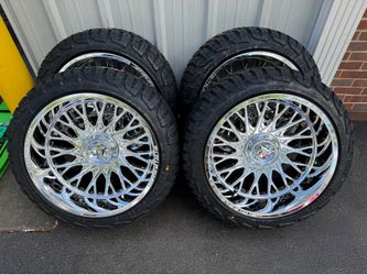 22x12 mirror chrome Fittipaldi wheels