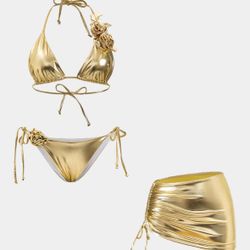 Gold Bikini 3pc