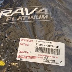 Black Carpet Floor Mats for Toyota RAV4 2017