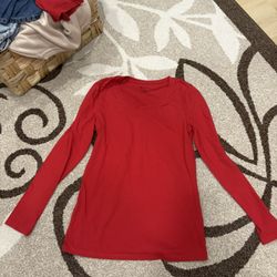 Red Shirt/and Long sleeve 