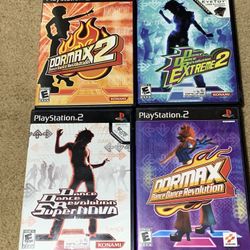 PlayStation 2 Dance Dance Revolution, Ps2 Games Cib $8 Ea