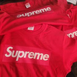 Brand New Supreme Logo T-shirts