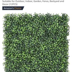 Artificial Boxwood Hedge Panels