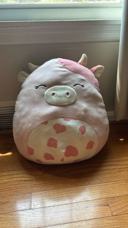 Squishmallow Pink Cow Plush