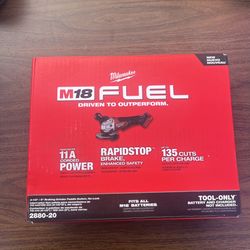 Milwaukee grinder Rapid stop Tool only 