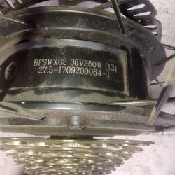 27.5 Inch Rims With A Bafang 36v Rear Hub Motor 