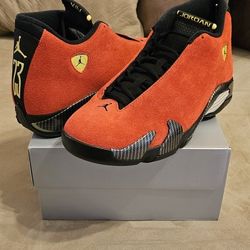 Retro Jordan 14  Ferrari Black Toe Cement Fear Gratitude Maniere Dusk OG Red Travis Kobe Bred Grape Chicago Dunk Playoff 1 3 4 5 6 7 8 13 11 12 13 SB