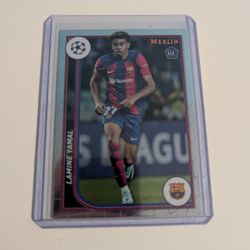 Topps Merlin lamine Yamal rookie card