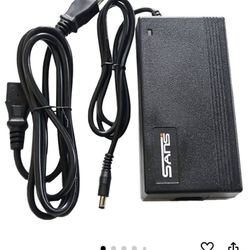 Syvrac 48-54.6V 2A Electric Bike Charger for 48V Lithium Battery Input Voltage AC120V