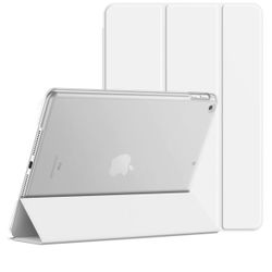 JETech Case for iPad (9.7-Inch, 2018/2017 Model, 6th/5th Generation), Smart Cover Auto Wake/Sleep (White)
