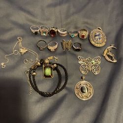 Many Items Different Prices And Sterling Silver Some 