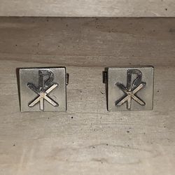 Sterling Silver Cuff Links - Chi Rho 