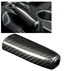 BRAND NEW FORD MUSTANG 2015-2023 REAL CARBON FIBER PARKING BRAKE CAR HANDBRAKE COVER